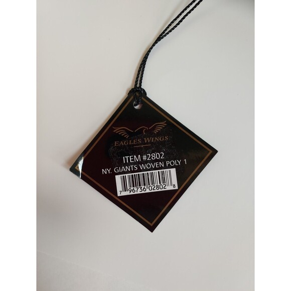 NWT New York Giants NFL Red White & Blue Striped Tie By Eagles Wings - Picture 5 of 7